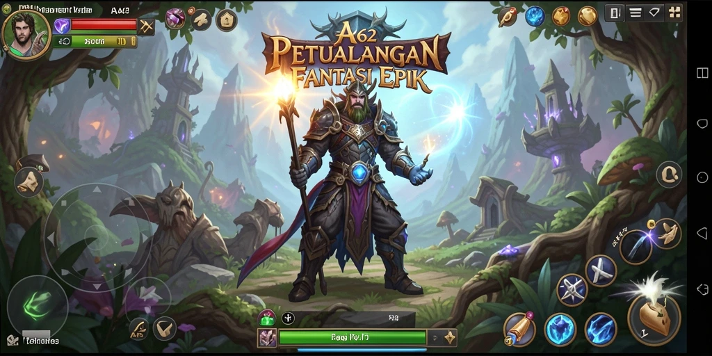 Tangkapan layar gameplay AA62 menampilkan pertarungan epik dan eksplorasi yang mendalam.