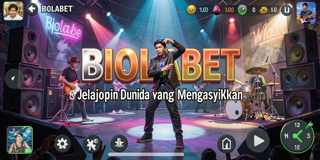 Tampilan gameplay seru dan penuh warna di BIOLABET.
