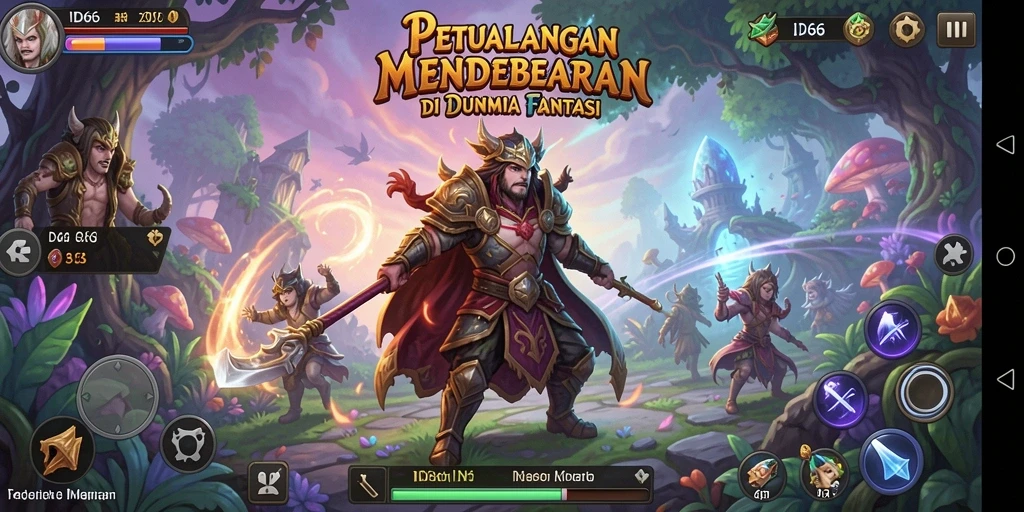 Screenshot dari gameplay menampilkan aksi seru dalam petualangan ID66.