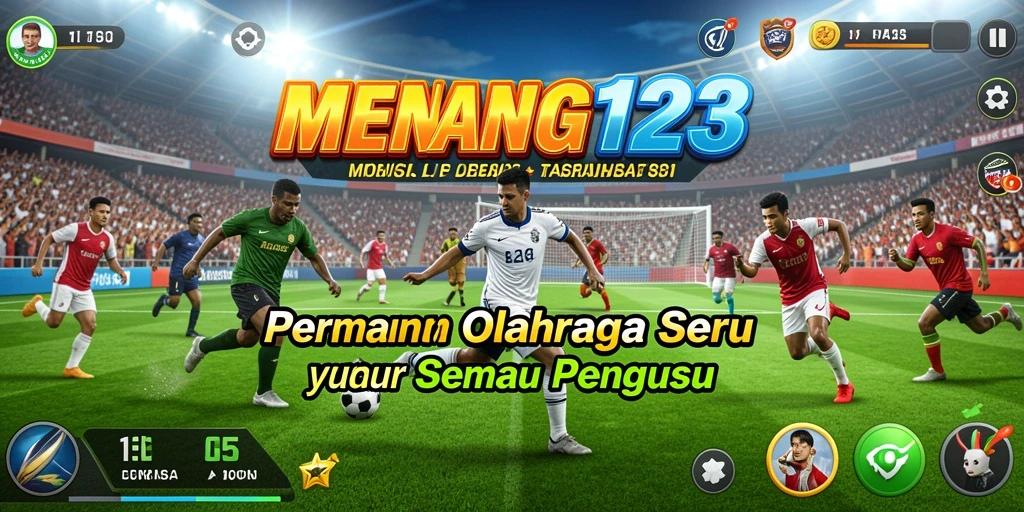 Tangkapan layar MENANG123 memperlihatkan aksi permainan olahraga yang seru.