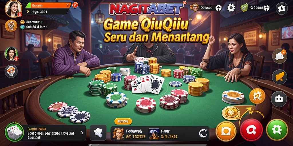 Screenshot gameplay menampilkan keseruan bermain QiuQiu.