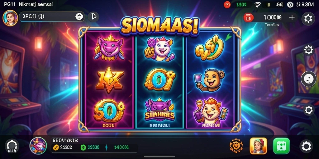 Tampilan menawan dari gameplay Slot PG11 dengan simbol yang berwarna-warni.
